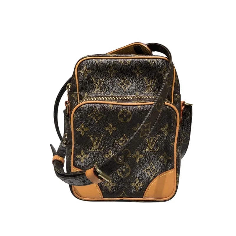 LOUIS VUITTON AMAZON BROWN MONOGRAM SHOULDER BAG: LOUIS VUITTON Amazon Brown Monogram Shoulder Bag Brand: LOUIS VUITTON Type: Handbag Material: Monogram Color: Brown Size: W: 15cm / H: 20cm / D: 5cm / Shoulder: 113cm Accessories: None Acc