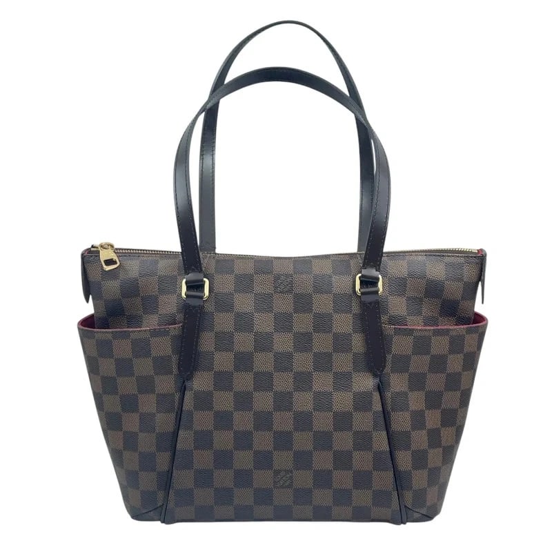 LOUIS VUITTON TOTALLY PM BROWN DAMIER CANVAS: Louis Vuitton Totally PM Brown Damier Canvas Brand: LOUIS VUITTON Type: Handbag Material: Damier Canvas Color: Brown Size: W: 26.5cm / H: 25cm / D: 13cm Accessories: None Accessories Notic