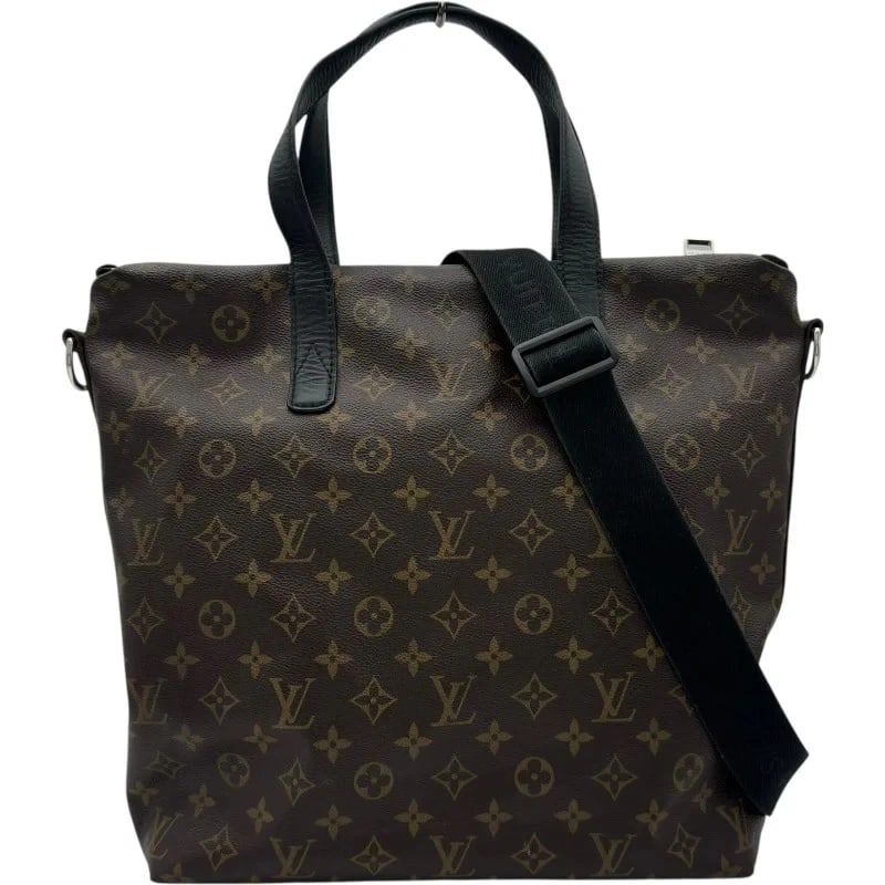 LOUIS VUITTON KITAN BROWN MONOGRAM MACASSAR SHOULDER BAG: LOUIS VUITTON Kitan Brown Monogram Macassar Shoulder Bag Brand: LOUIS VUITTON Type: Handbag Material: Monogram Macassar Color: Brown Size: W: 39cm / H: 35cm / D: 8cm / Shoulder: 162cm Accessories