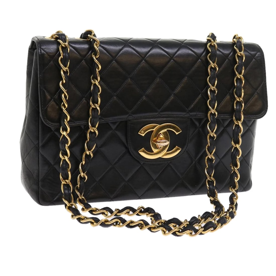 CHANEL BIG MATELASSE 30 CHAIN SHOULDER BAG: CHANEL Big Matelasse 30 Chain Shoulder Bag Brand: CHANEL Type: Shoulder Bag Material: Leather Color: Black Size: W11.8 x H7.5 x D3.1inch(Approx) Shoulder Drop:15.7 - 27.6inch(Approx) Accessories: