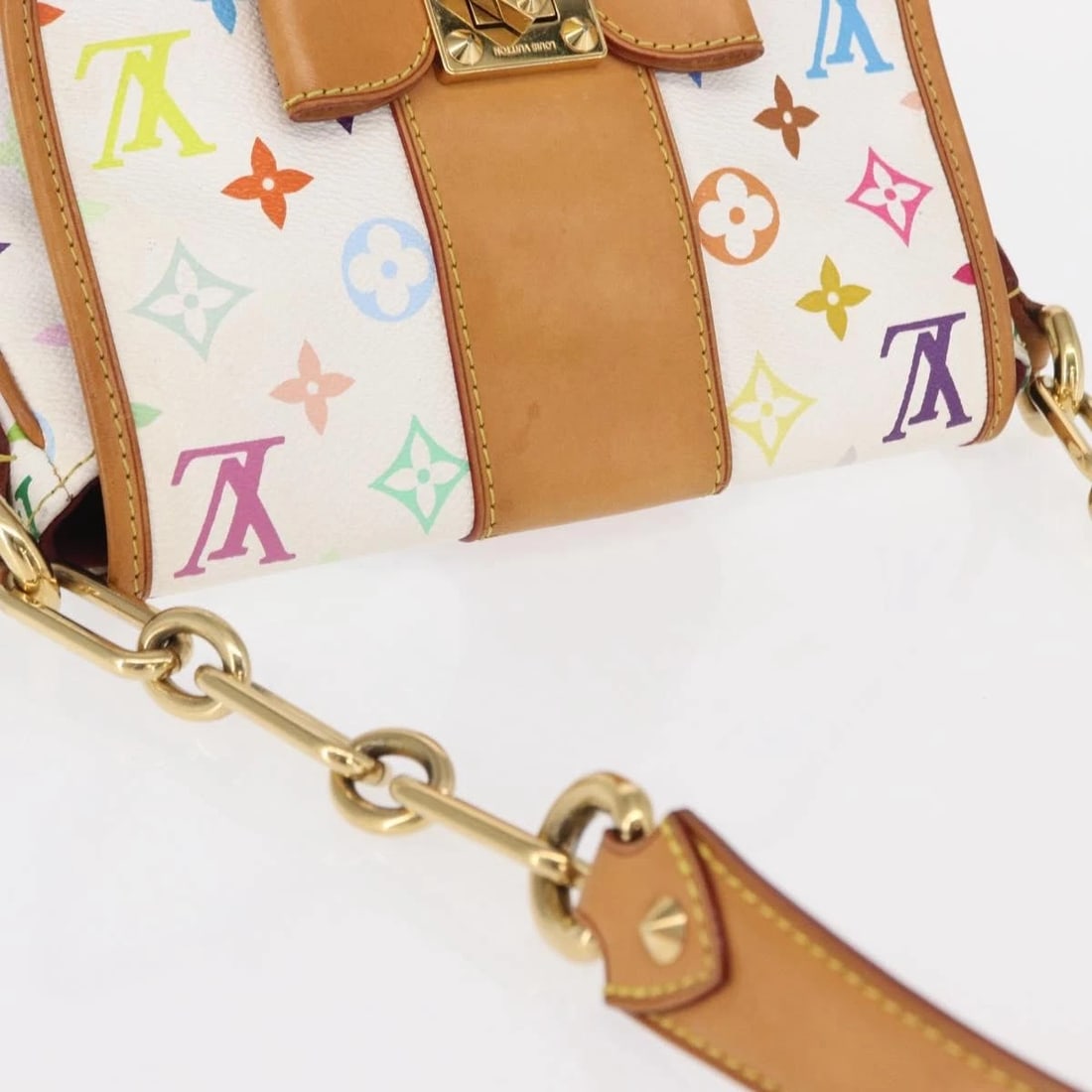 LOUIS VUITTON MONOGRAM MULTICOLOR PATTY SHOULDER BAG - 6
