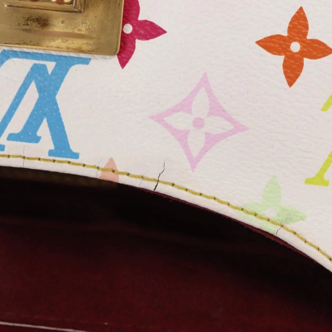 LOUIS VUITTON MONOGRAM MULTICOLOR PATTY SHOULDER BAG - 9