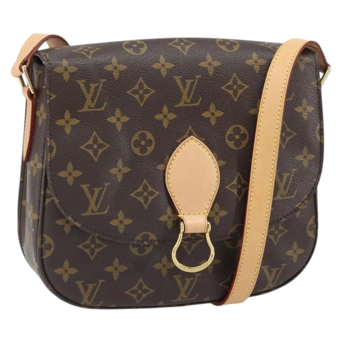 LOUIS VUITTON MONOGRAM SAINT CLOUD GM SHOULDER BAG: LOUIS VUITTON Monogram Saint Cloud GM Shoulder Bag Brand: LOUIS VUITTON Type: Shoulder Bag Material: Monogram Canvas Color: Monogram Size: W9.4 x H7.9 x D2.4inch(Approx) Shoulder Drop:15.0 - 18.9i