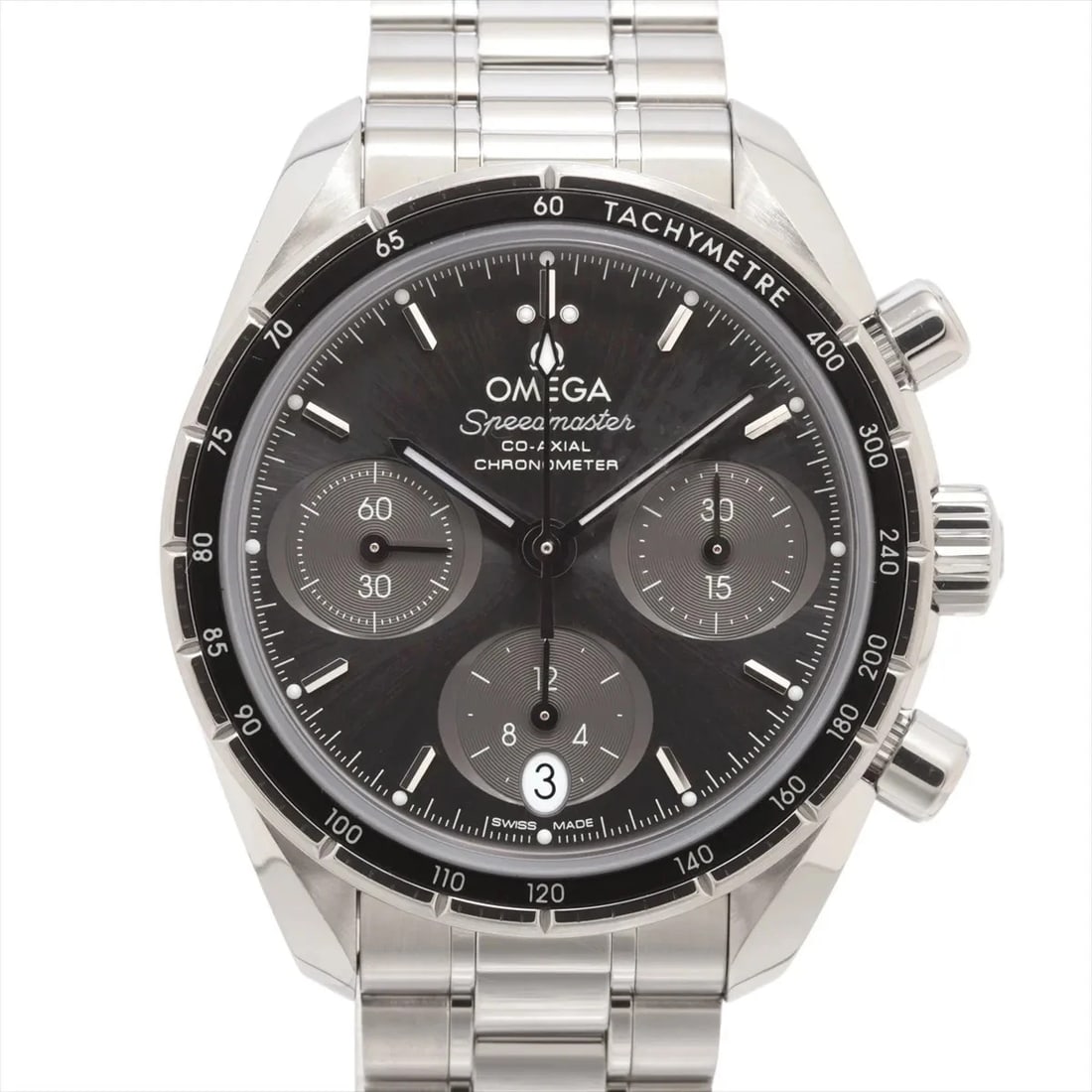 OMEGA SPEEDMASTER CO AXIAL CHRONOMETER SS (1 of 4)