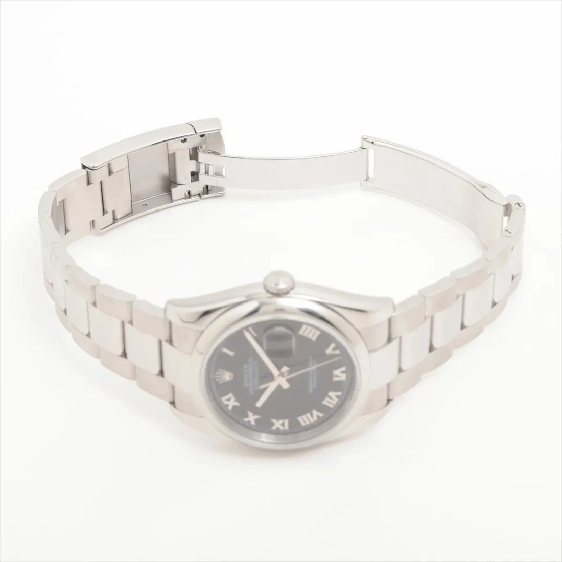 ROLEX DATEJUST SS BLACK - 4