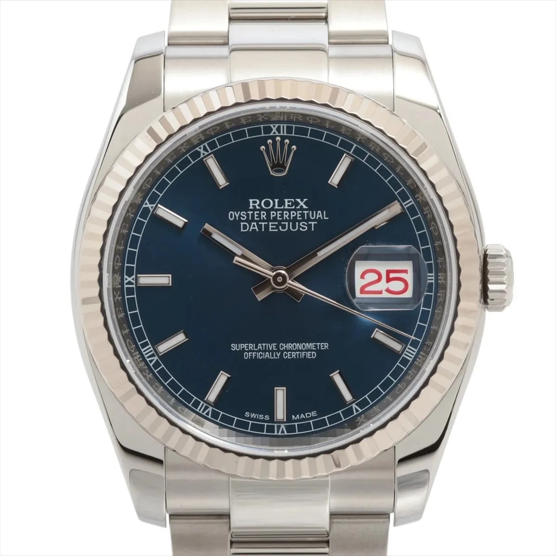 ROLEX DATEJUST SS×WG BLUE: Rolex DATEJUST SS×WG Blue Brand: Rolex Type: Wristwatch Material: SS×WG Color: Dial Color Blue Size: Case:W1.2 x H1.2inch / W36 x H36 Circumference of Wrist:6.9inch / 17.5 Accessories: None