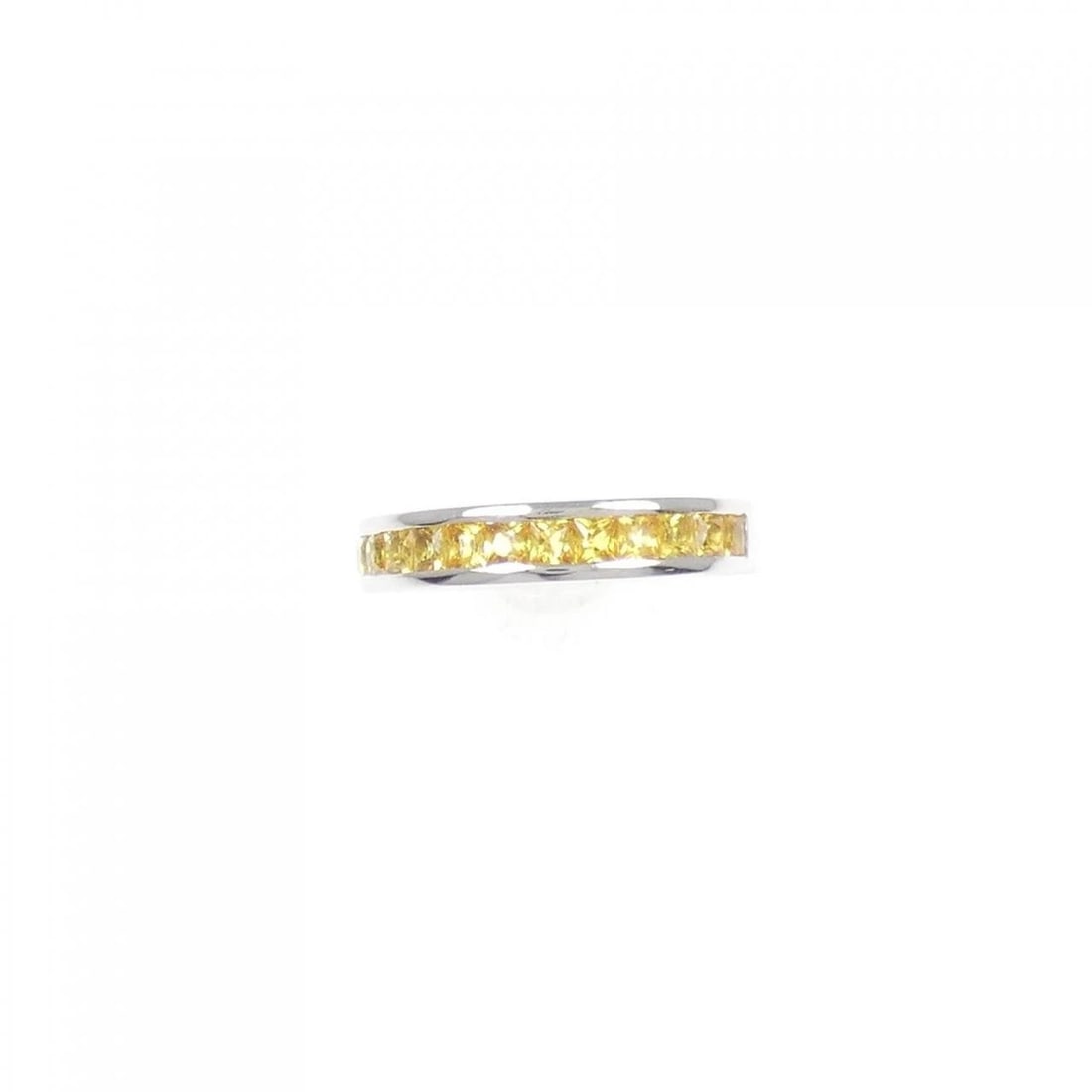 K18WG SAPPHIRE RING: K18WG Sapphire Ring Brand: Unbranded Type: Sapphire Ring Material: K18 white gold, Main Stone/Creation Sapphire Color: White Gold Size: US 5.5 Accessories: None Accessories Notice: When
