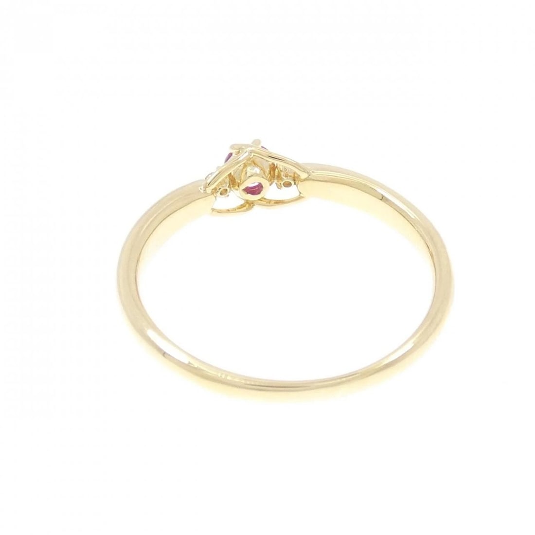 18K YELLOW GOLD RUBY RING - 3