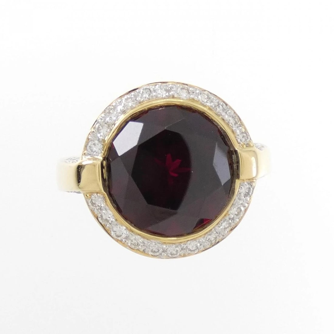 K18YG GARNET RING (1 of 2)