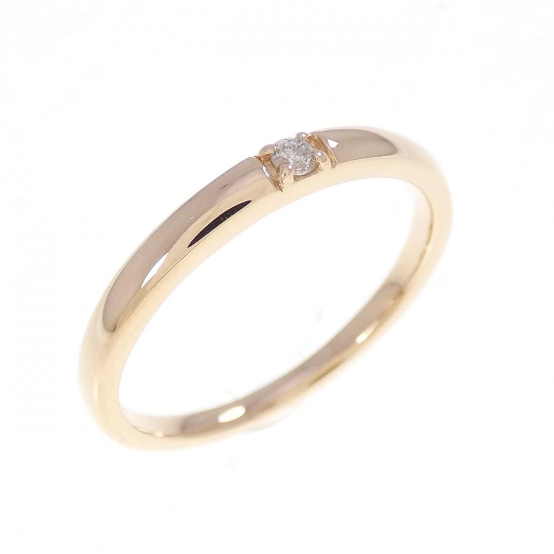 4°C DIAMOND RING: 4°C Diamond Ring Brand: 4? Type: 4°C Ring Material: K18 Pink Gold, Main Stone/Creation Natural Color: Pink Gold Size: US 5 Accessories: None Accessories Notice: When purchasing pre-owned