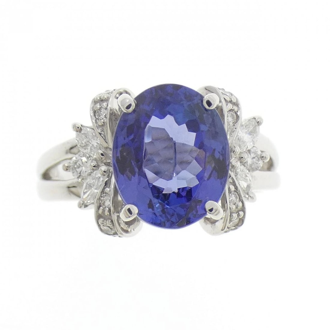 PT950 TANZANITE RING - 2