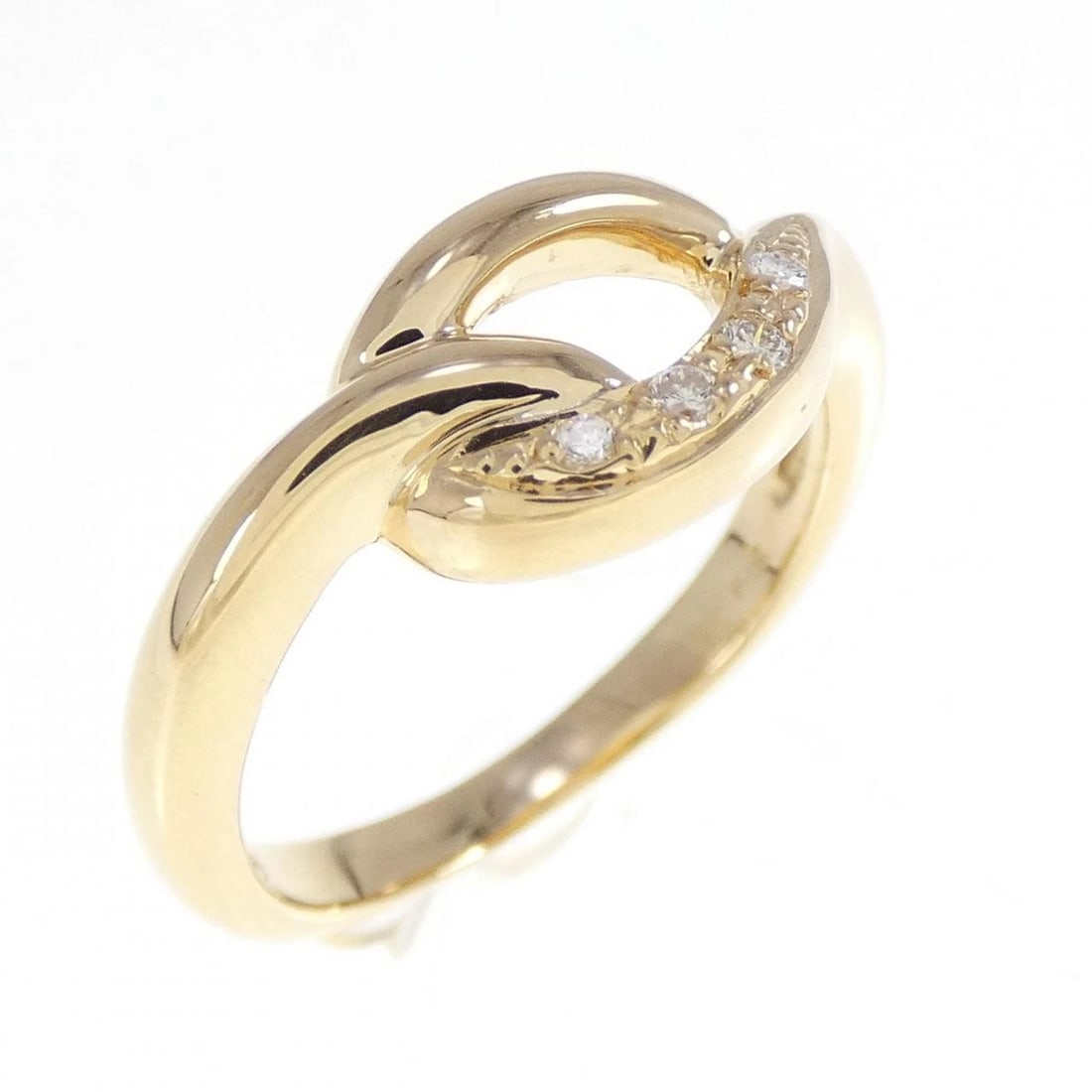K18YG DIAMOND RING: K18YG Diamond Ring Brand: Unbranded Type: Diamond ring Material: K18 yellow gold, Main Stone/Creation Natural Color: Yellow Gold Size: US 5.75 Accessories: None Accessories Notice: When pu