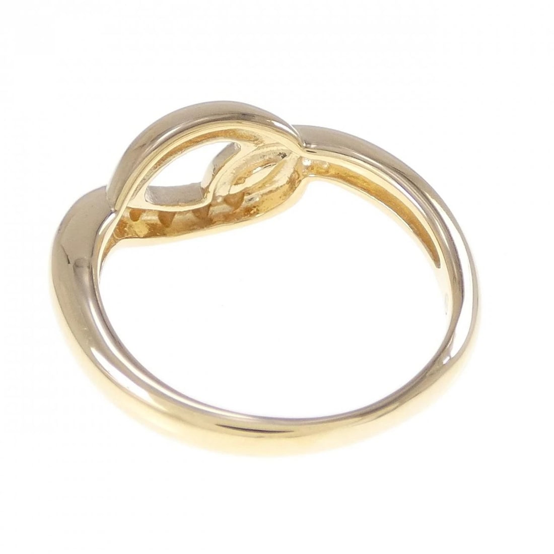 K18YG DIAMOND RING - 3