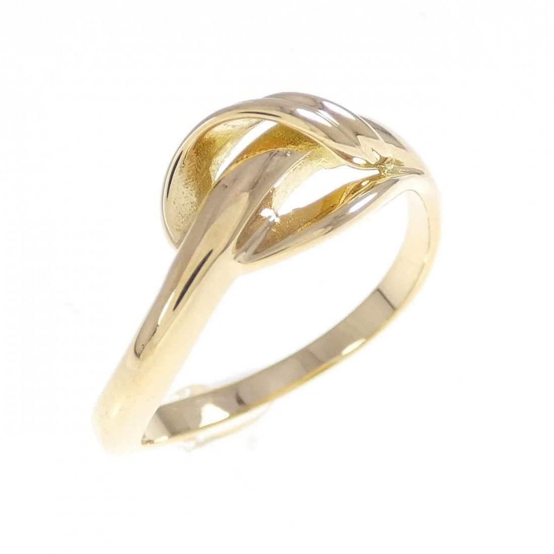 K18YG RING: K18YG ring Brand: Unbranded Type: Ring Material: K18 yellow gold, Color: Yellow Gold Size: US 5 3/4 Accessories: None Accessories Notice: When purchasing pre-owned goods, please refer to t