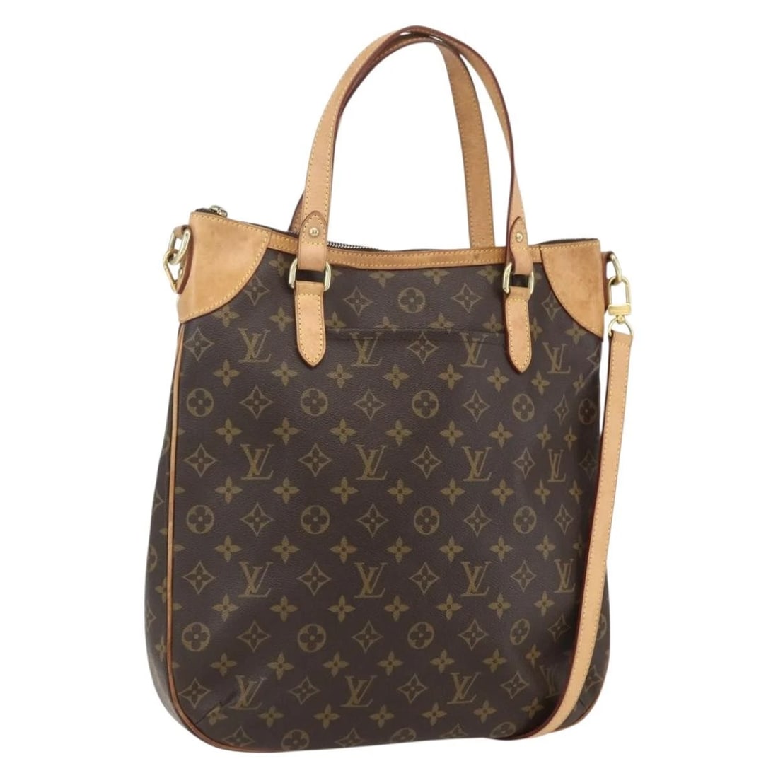 LOUIS VUITTON MONOGRAM ODEON GM SHOULDER BAG: LOUIS VUITTON Monogram Odeon GM Shoulder Bag Brand: LOUIS VUITTON Type: Shoulder Bag Material: Monogram Canvas Color: Monogram Size: W13.8 x H14.6 x D2.0inch(Approx) Handle Drop:7.1inch(Approx) A