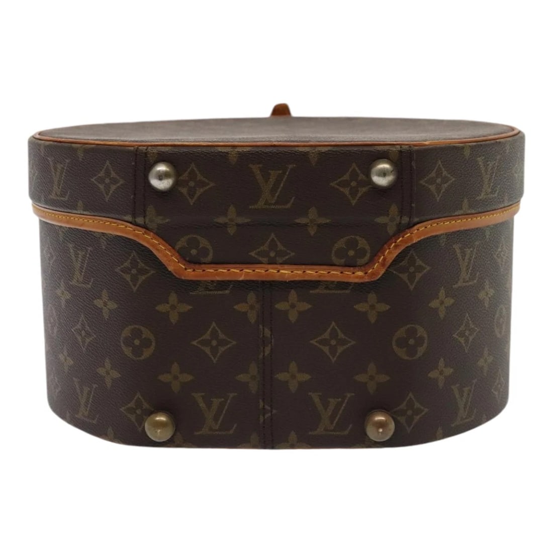 LOUIS VUITTON MONOGRAM BOITE CHAPO 30 HAT BOX: LOUIS VUITTON Monogram Boite Chapo 30 Hat Box Brand: LOUIS VUITTON Type: Hand Bag Material: Monogram Canvas Color: Monogram Size: W11.8 x H11.8 x D6.7inch(Approx) Accessories: None Accesso
