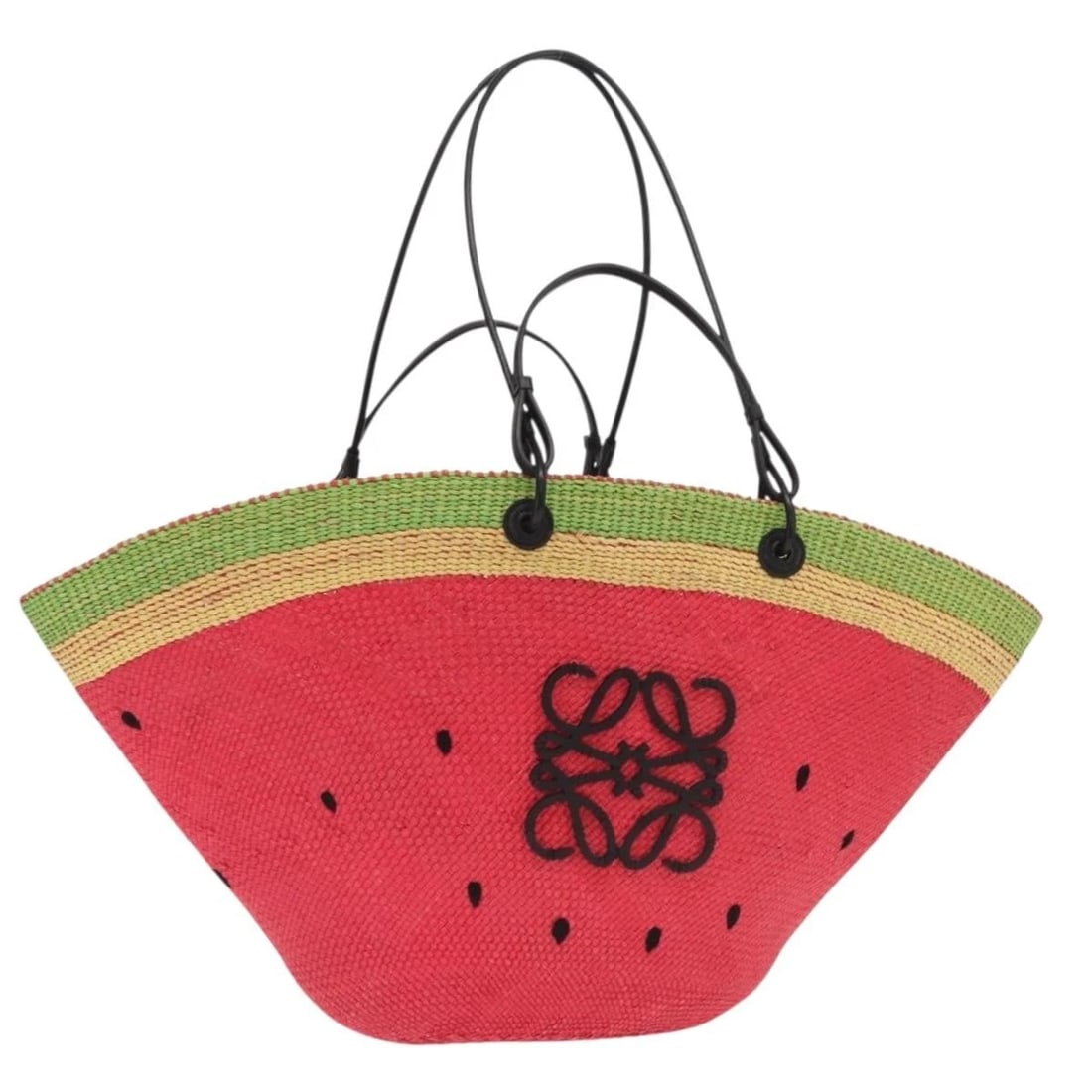 LOEWE TOTE BAG STRAW 2WAY RED: LOEWE Tote Bag Straw 2way Red Brand: LOEWE Type: Tote Bag Material: Nylon Color: Red Size: W8.3 x H13.8 x D4.7inch(Approx) Shoulder Drop:11.8inch(Approx) Accessories: None Accessories Noti