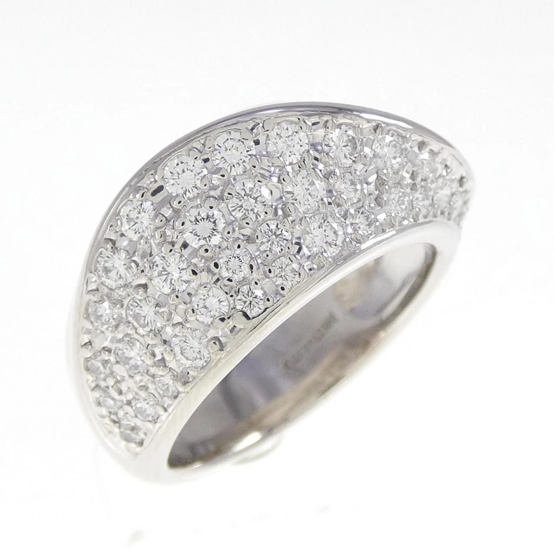 MIKIMOTO DIAMOND RING: Mikimoto Diamond Ring Brand: MIKIMOTO Type: Ring Material: Platinum950, Main Stone/Creation Natural Color: White Gold Size: US 5 1/4 Accessories: None Accessories Notice: When purchasing p