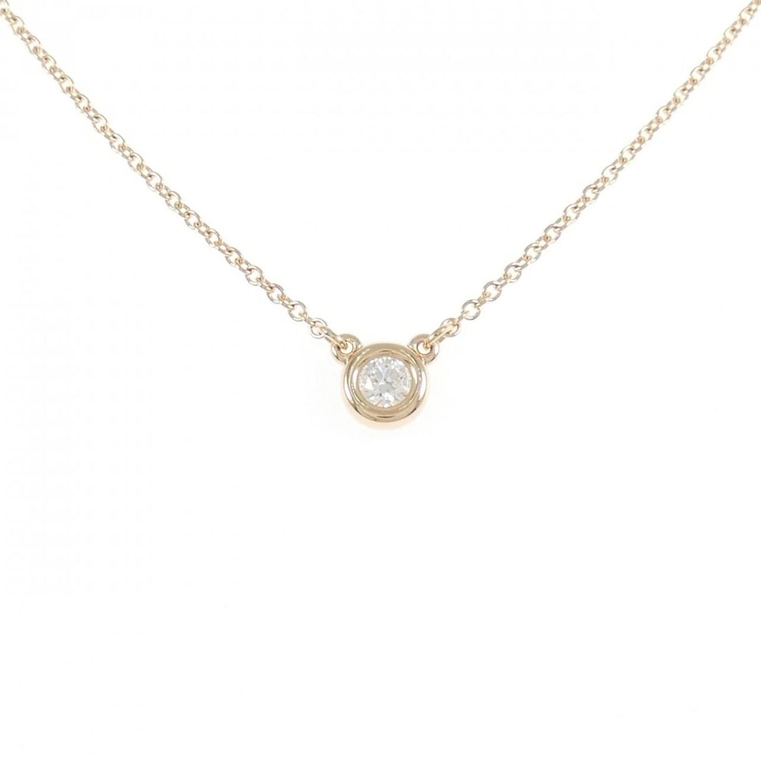 TIFFANY & CO. BY THE YARD NECKLACE: TIFFANY & Co. By the Yard Necklace Brand: TIFFANY&Co. Type: Necklace Material: 750 Pink Gold, Color: Pink Gold Size: Size 41cmActual Size Diameteraround: 5.2mm Chain maximum width approx.:
