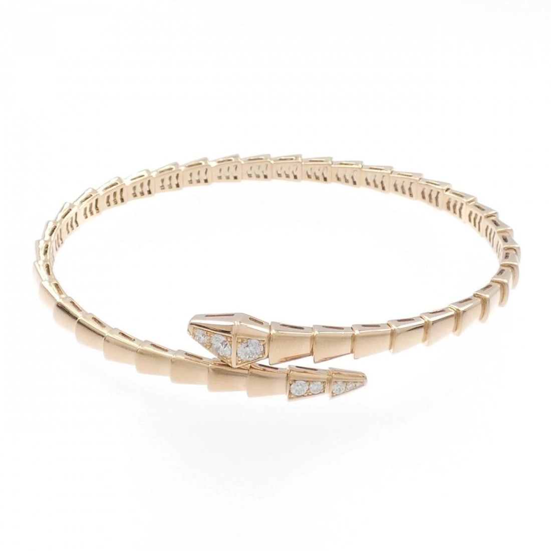 BVLGARI SERPENTI VIPER BRACELET: Bvlgari Serpenti Viper Bracelet Brand: BVLGARI Type: Bvlgari Bracelet Material: 750 Pink Gold, Main Stone/Creation Natural Color: Pink Gold Size: 18.5cm??(L) Accessories: None Accessories