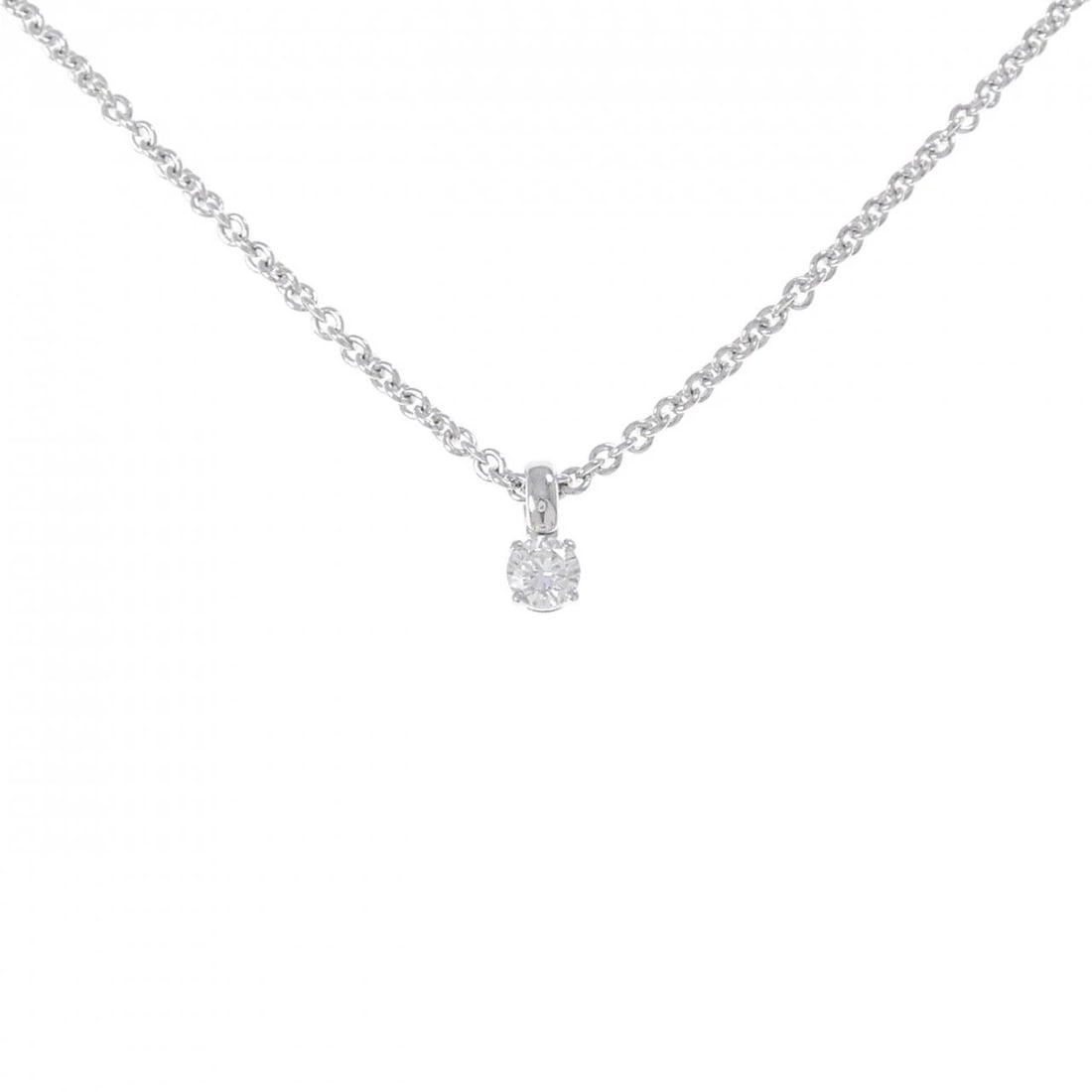 BVLGARI DIAMOND NECKLACE: Bvlgari Diamond Necklace Brand: BVLGARI Type: Necklace Material: 750 white gold, Main Stone/Creation Natural Color: White Gold Size: 38-45cm Actual Size Pendant length approx. x width approx.: