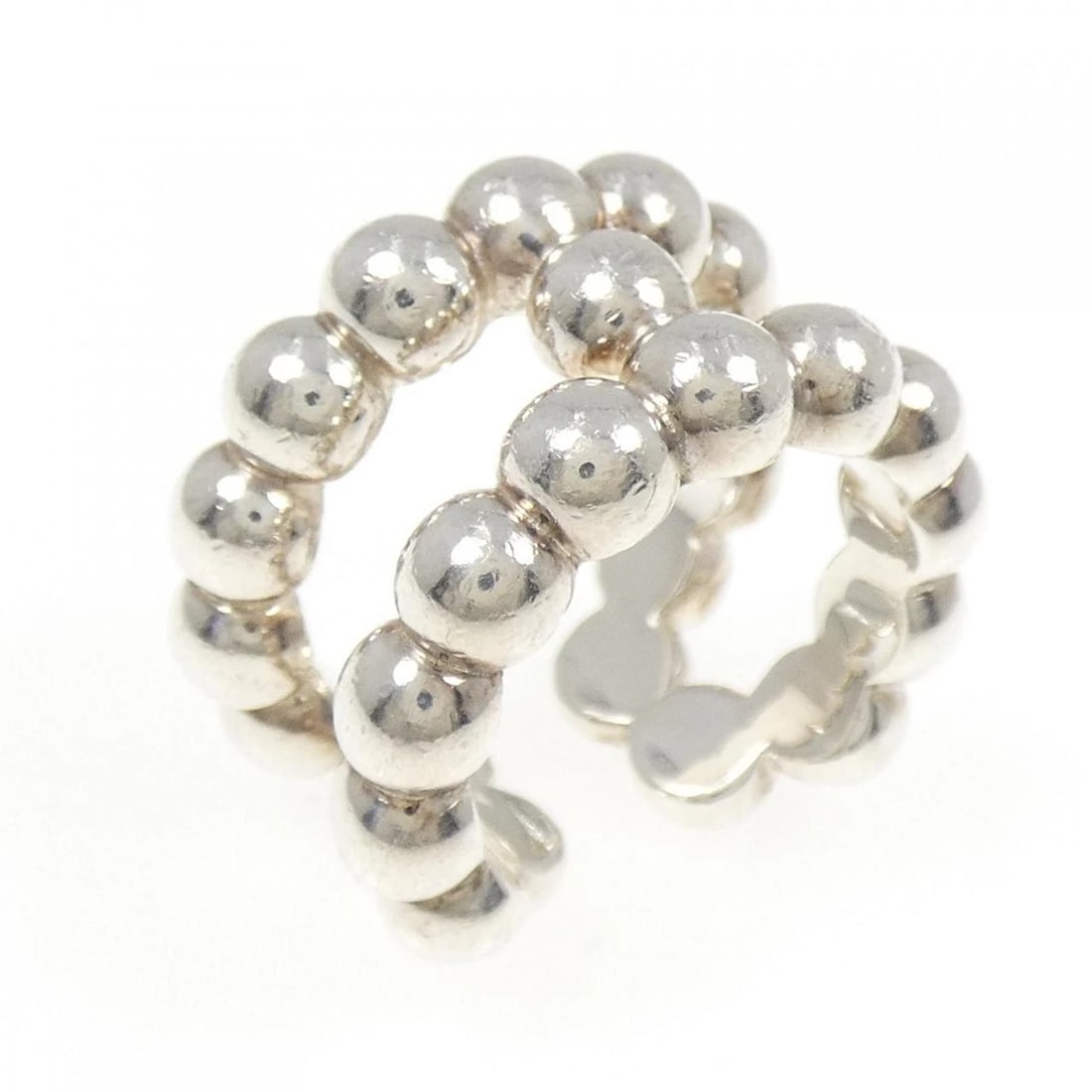 HERMES 925 RING: Hermes 925 ring Brand: HERMES Type: Ring Material: 925Silver, Color: Silver Size: US 5.75 Accessories: None Accessories Notice: When purchasing pre-owned goods, please refer to the photos