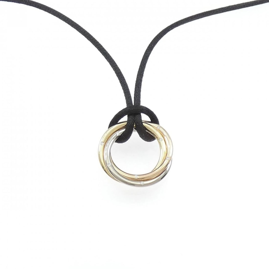 CARTIER TRINITY MEDIUM NECKLACE: Cartier Trinity Medium Necklace Brand: CARTIER Type: Necklace Material: 750 Yellow Gold/750 White Gold/750 Pink Gold, Main Stone/Creation Natural Color: YG,WG,PG Size: -61cmActual Size Pendant len