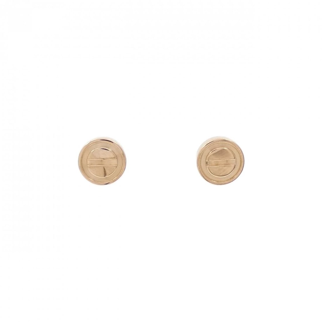 CARTIER LOVE PIERCE: Cartier Love Pierce Brand: CARTIER Type: Pierce/Earring Material: 750 Pink Gold, Color: Pink Gold Size: Actual Size Diameteraround: 7.2mm Accessories: None Accessories Notice: When purchasing