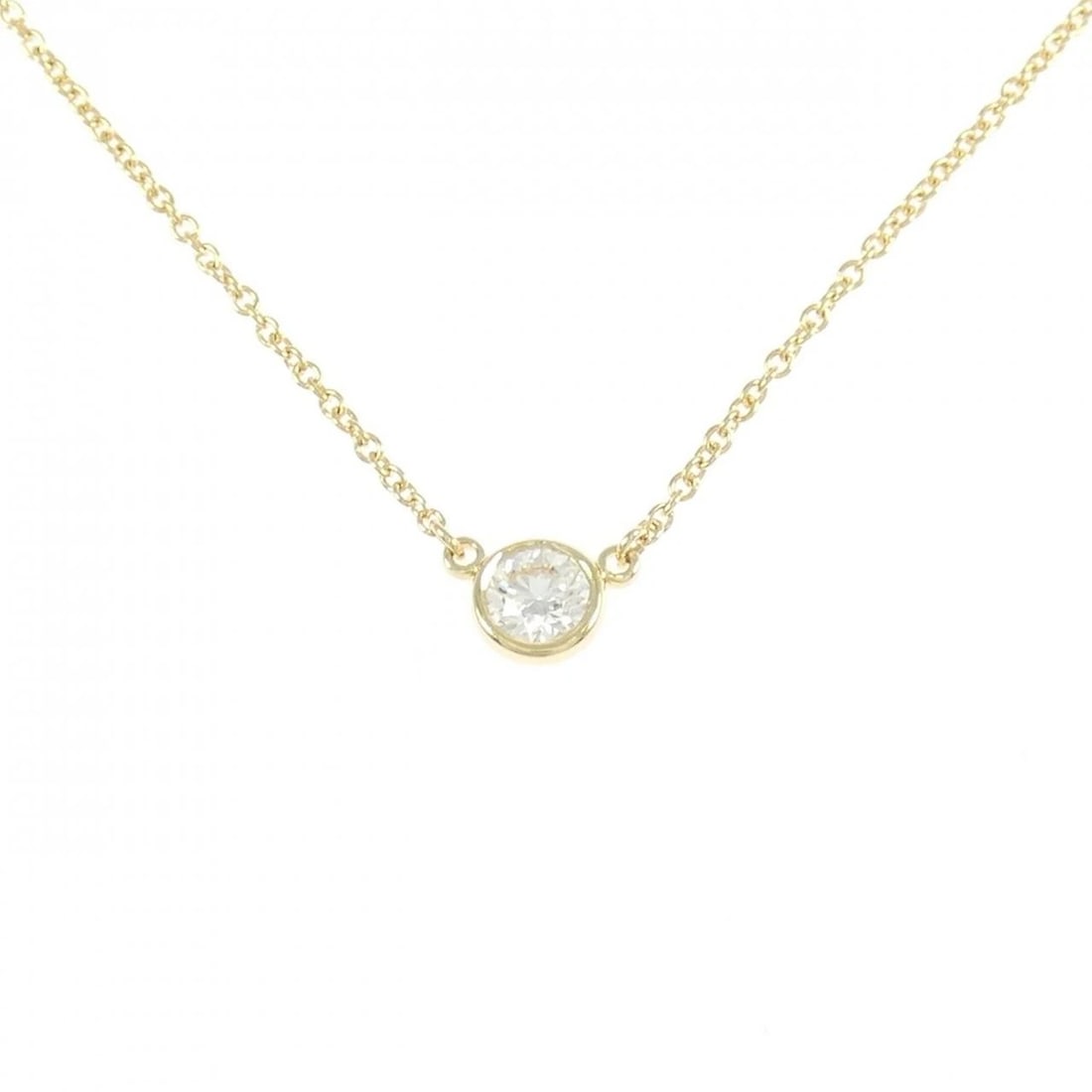 TIFFANY & CO. BY THE YARD NECKLACE: TIFFANY & Co. By the Yard Necklace Brand: TIFFANY&Co. Type: Necklace Material: 750 yellow gold, Main Stone/Creation Natural Color: yellow gold Size: Actual Size Diameteraround: 4.8mm Chain maximum