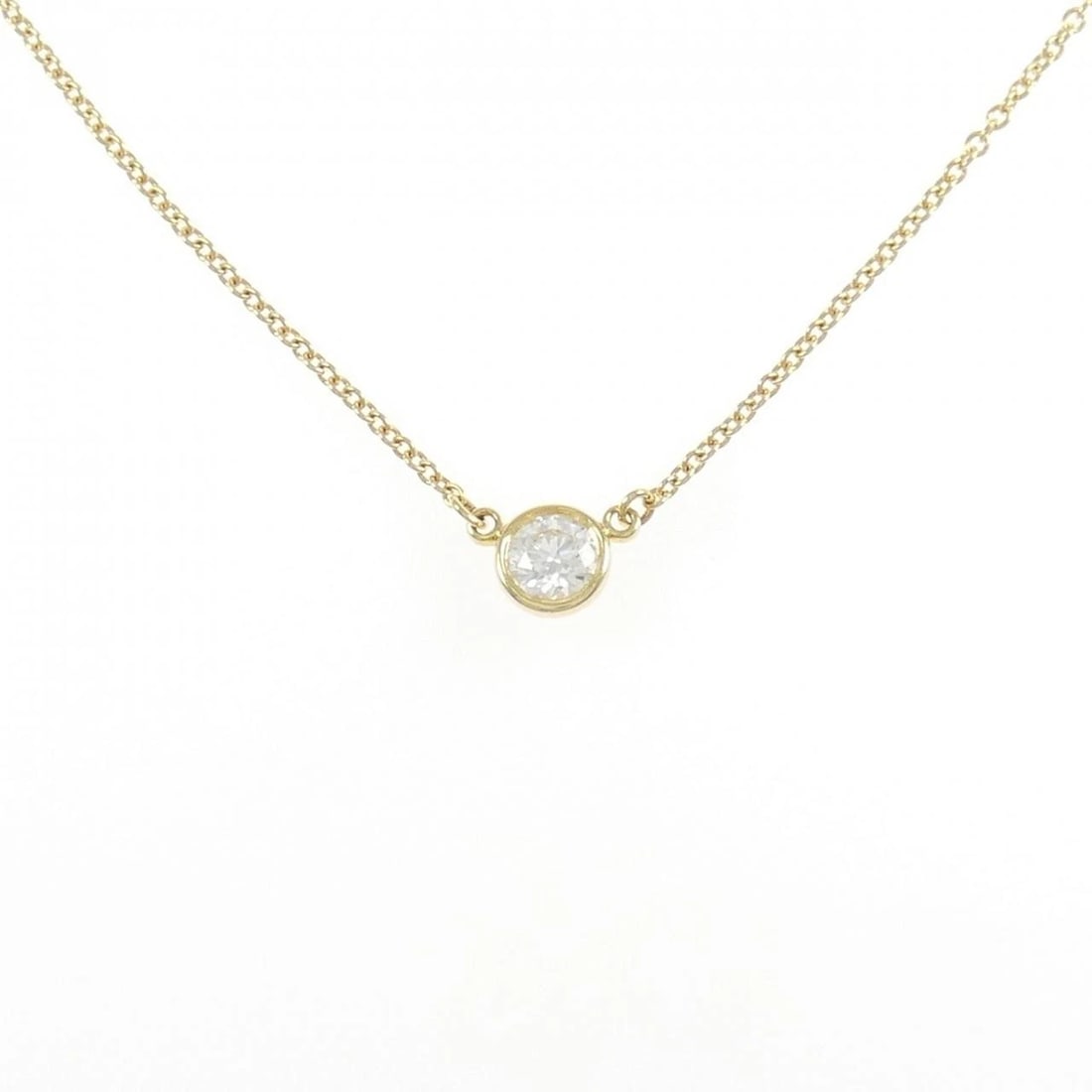 TIFFANY & CO. BY THE YARD NECKLACE: TIFFANY & Co. By the Yard Necklace Brand: TIFFANY&Co. Type: Necklace Material: 750 yellow gold, Main Stone/Creation Natural Color: yellow gold Size: Actual Size Diameteraround: 4.8mm Chain