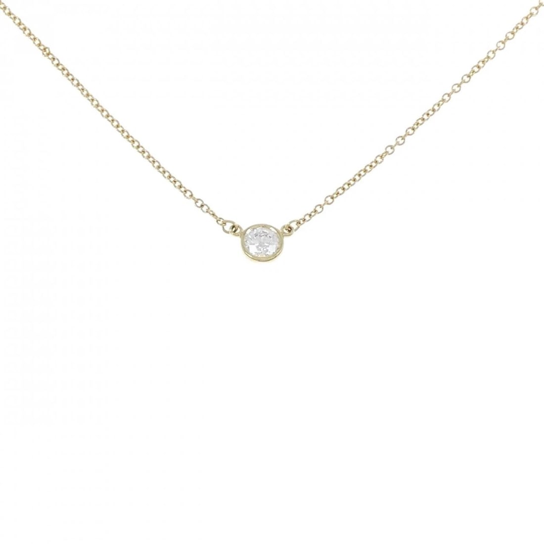 TIFFANY & CO. BY THE YARD NECKLACE: TIFFANY & Co. By the Yard Necklace Brand: TIFFANY&Co. Type: Necklace Material: 750 yellow gold, Main Stone/Creation Natural Color: yellow gold Size: Actual Size Diameteraround: 5.0mm Chain