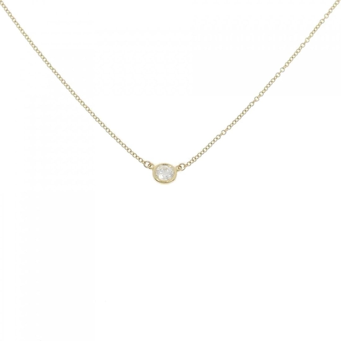 TIFFANY & CO. BY THE YARD NECKLACE: TIFFANY & Co. By the Yard Necklace Brand: TIFFANY&Co. Type: Necklace Material: 750 yellow gold, Main Stone/Creation Natural Color: yellow gold Size: Actual Size Diameteraround: 5.4mm Chain