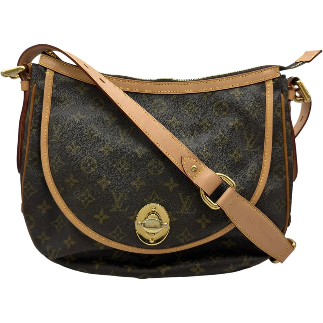 LOUIS VUITTON TOURAINE GM BROWN MONOGRAM SHOULDER BAG: LOUIS VUITTON Touraine GM Brown Monogram Shoulder Bag Brand: LOUIS VUITTON Type: Handbag Material: Monogram Color: Brown Size: W: 33cm / H: 27cm / D: 8.5cm Accessories: None Accessories No