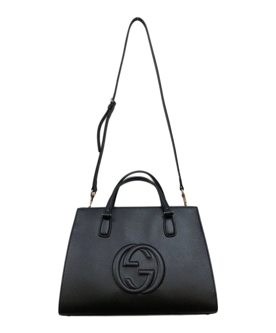 GUCCI INTERLOCKING SOHO SHOULDER BAG - 5