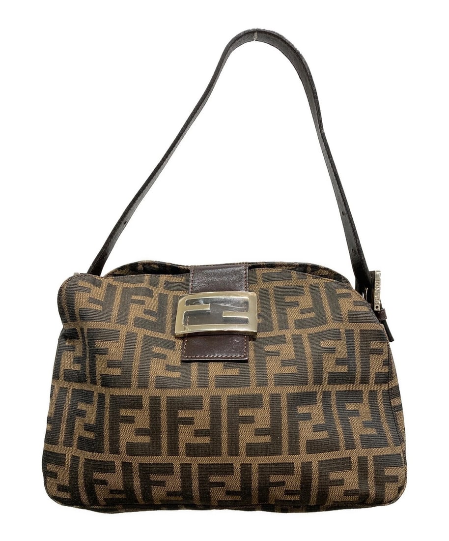 FENDI MAMMA BAGUETTE ONE SHOULDER BAG: FENDI Mamma Baguette One Shoulder Bag Brand: FENDI Type: Handbag Material: none Color: Brown Size: H:17cm / W:25cm / D:28cm [ Handle size ] 18cm Accessories: None Accessories Notice: When