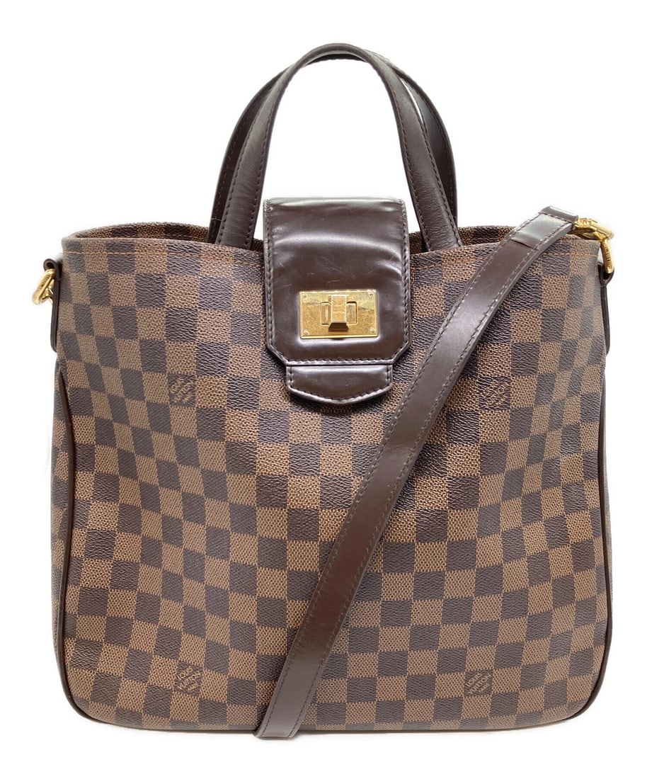 LOUIS VUITTON DAMIER CABAS RIVINGTON BAG: LOUIS VUITTON Damier Cabas Rivington Bag Brand: LOUIS VUITTON Type: Handbag Material: Leather Color: none Size: H:28.0cm / W:33.0cm / D:14.0cm [ Handle size ] 12.0cm Accessories: None Acce