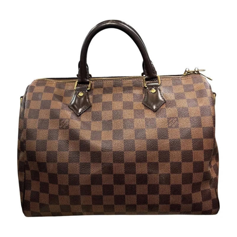 LOUIS VUITTON SPEEDY BANDOULIÈRE 30 BROWN DAMIER SHOULDER BAG: LOUIS VUITTON Speedy Bandoulière 30 Brown Damier Shoulder Bag Brand: LOUIS VUITTON Type: Handbag Material: none Color: Brown Size: W: 30cm / H: 25cm / D: 20cm Accessories: None Accessories