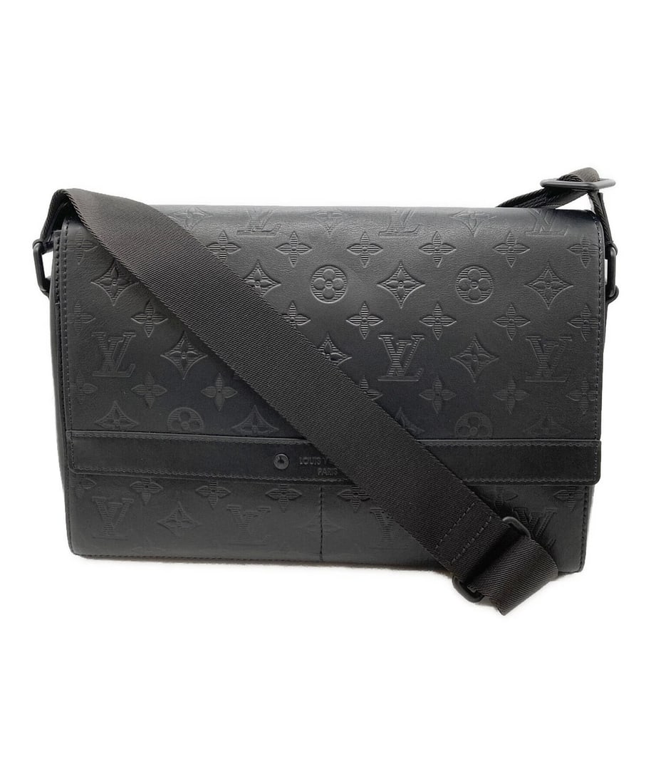 LOUIS VUITTON MONOGRAM SHADOW SPRINTER MESSENGER SHOULDER BAG: LOUIS VUITTON Monogram Shadow Sprinter Messenger Shoulder Bag Brand: LOUIS VUITTON Type: Handbag Material: none Color: Black Size: H:22.5cm / W:30cm / D:10cm Accessories: None Accessories