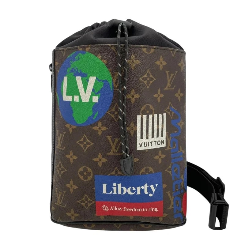 LOUIS VUITTON CHALK SLING BAG BROWN MONOGRAM CANVAS SHOULDER BAG: LOUIS VUITTON Chalk Sling Bag Brown Monogram Canvas Shoulder Bag Brand: LOUIS VUITTON Type: Handbag Material: Monogram Canvas Color: Brown Size: W: 20cm / H: 30cm / D: 8cm / Shoulder: 50.5cm Acce