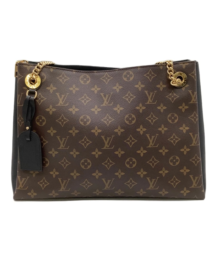 LOUIS VUITTON CHAIN SHOULDER BAG: LOUIS VUITTON Chain Shoulder Bag Brand: LOUIS VUITTON Type: Handbag Material: none Color: Brown X Black Size: H:25cm / W:30.5cm / D:12cm [ Handle size ] 25cm Accessories: None Accessories