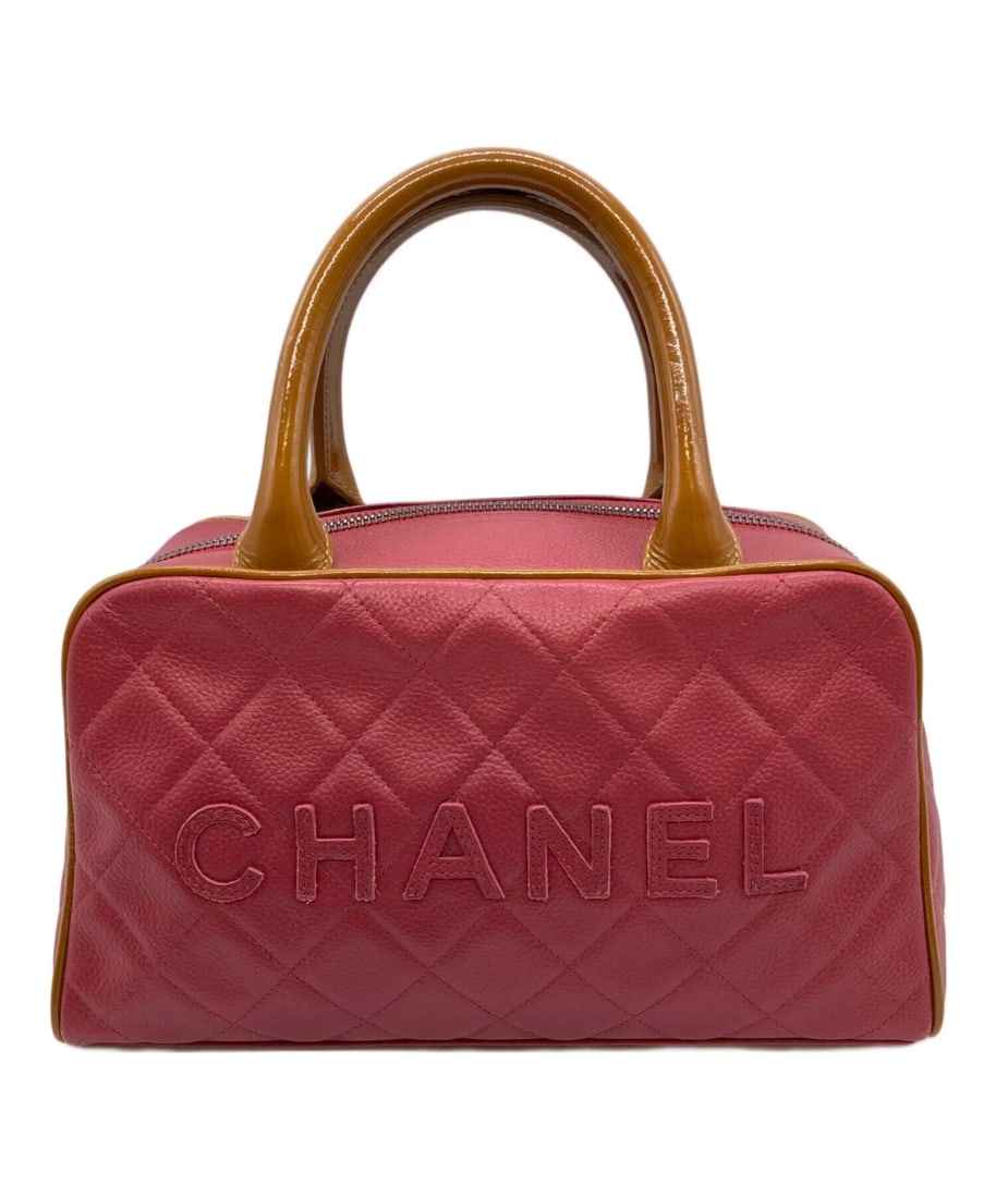 CHANEL BOSTON BAG / DUFFEL BAG: CHANEL Boston Bag / Duffel Bag Brand: CHANEL Type: Handbag Material: Leather Color: Shocking Pink Size: H:15.0cm / W:26.0cm / D:9.0cm [ Handle size ] 11.0cm Accessories: None Accessories N