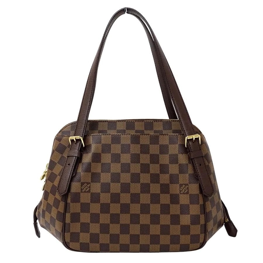 LOUIS VUITTON DAMIER BELEM MM SHOULDER BAG: Louis Vuitton Damier Belem MM Shoulder Bag Brand: Louis Vuitton Type: Handbag Material: Canvas Color: Damier Ebene Size: W: 35cm (maximum) / H: 24cm / D: 17cm / Handle: 63cm (maximum) Accessories