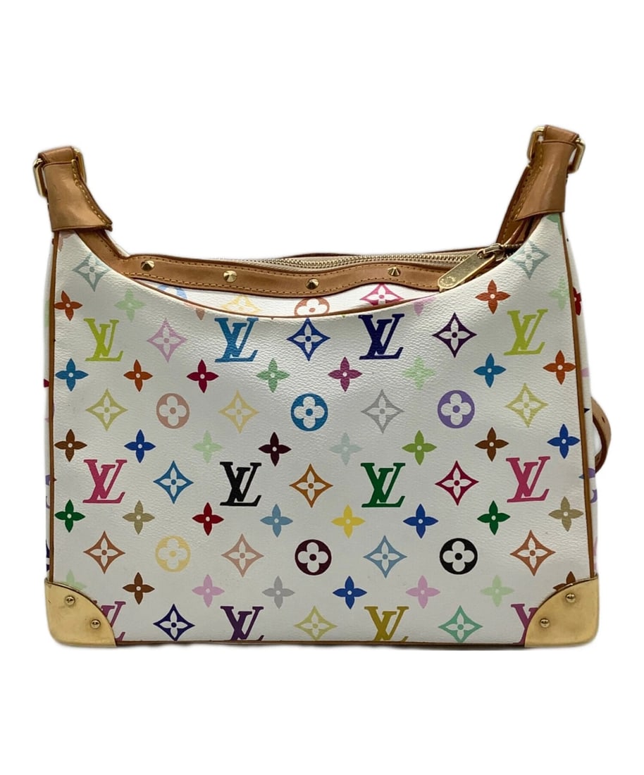 LOUIS VUITTON SHOULDER BAG: LOUIS VUITTON Shoulder Bag Brand: LOUIS VUITTON Type: Handbag Material: none Color: White Size: H:20cm / W:31cm / D:9.5cm Accessories: None Accessories Notice: When purchasing pre-owned go