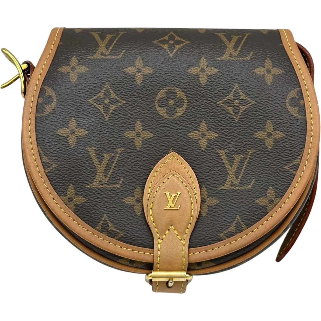 LOUIS VUITTON TAMBOURIN BROWN MONOGRAM SHOULDER BAG: LOUIS VUITTON Tambourin Brown Monogram Shoulder Bag Brand: LOUIS VUITTON Type: Handbag Material: Monogram Color: Brown Size: W: 17cm / H: 15.5cm / D: 7.5cm Accessories: None Accessories No
