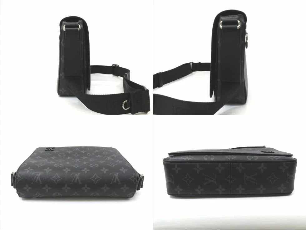 LOUIS VUITTON MONOGRAM ECLIPSE DISTRICT PM SHOULDER BAG - 3