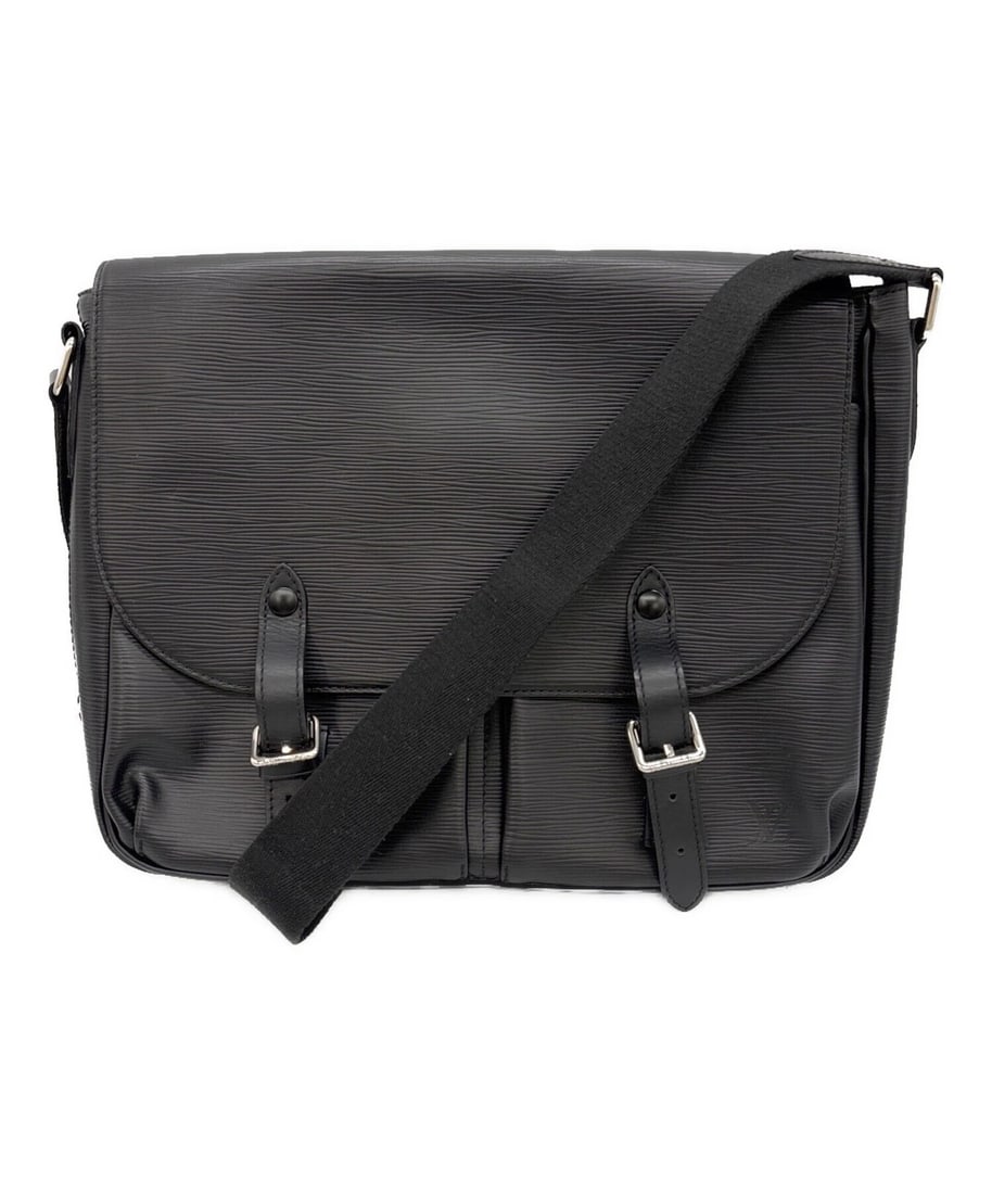 LOUIS VUITTON SHOULDER BAG: LOUIS VUITTON Shoulder Bag Brand: LOUIS VUITTON Type: Handbag Material: none Color: Noir Size: H:26.5cm / W:38cm / D:7.3cm Accessories: None Accessories Notice: When purchasing pre-owned g