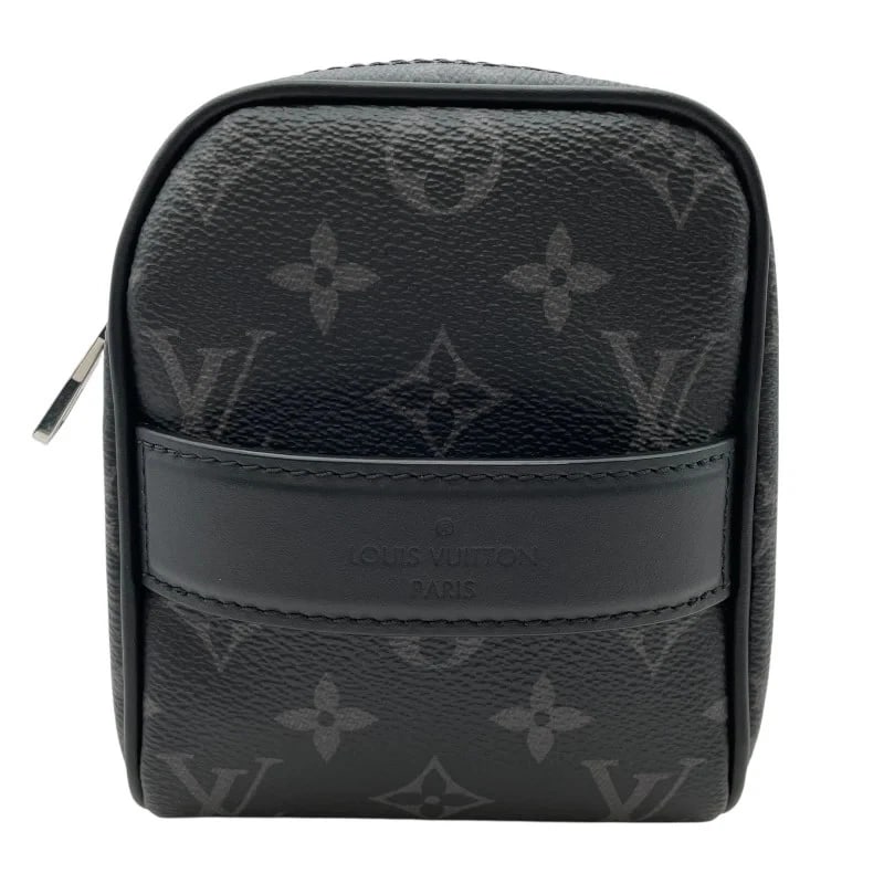 LOUIS VUITTON TOILETRY BAG BLACK MONOGRAM ECLIPSE - 4