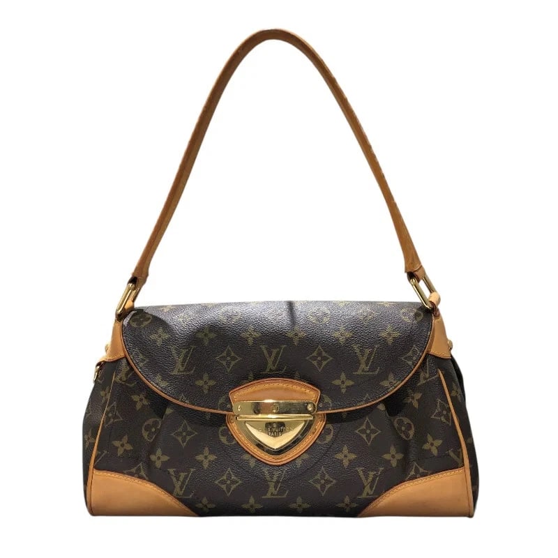 LOUIS VUITTON BEVERLY BROWN MONOGRAM CANVAS: LOUIS VUITTON Beverly Brown Monogram Canvas Brand: LOUIS VUITTON Type: Handbag Material: Monogram Canvas Color: Brown Size: W: 33cm / H: 19cm / D: 12cm Accessories: None Accessories Notice