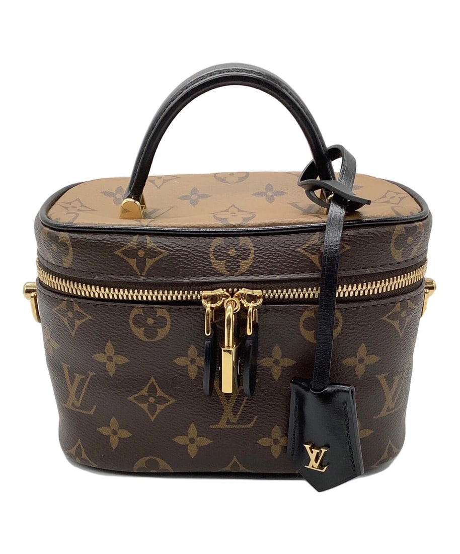 LOUIS VUITTON VANITY BAG MONOGRAM BOX DUST BAG: LOUIS VUITTON Vanity Bag Monogram Box Dust Bag Brand: LOUIS VUITTON Type: Handbag Material: none Color: Brown Size: H:13cm / W:20cm / D:10cm [ Handle size ] 7cm Accessories: None Accessori