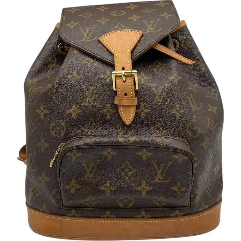 LOUIS VUITTON MONTSOURIS MM BROWN MONOGRAM BACKPACK: LOUIS VUITTON Montsouris MM Brown Monogram Backpack Brand: LOUIS VUITTON Type: Handbag Material: Monogram Color: Brown Size: W: 33cm / H: 27.5cm / D: 11cm Accessories: None Accessories Not